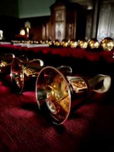 Handbells at First Presbyterian Church Handbells close-up
